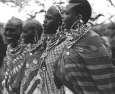 Maasai women danced and sang for us