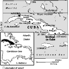 MAP OF CUBA