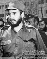 A young Fidel Castro
